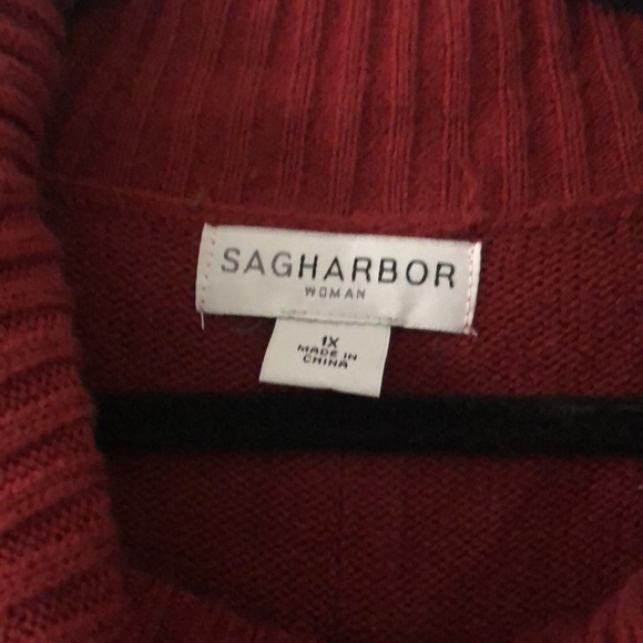 Sagharbor - Women’s Cowl Neck Sweater - Picture 3 of 4